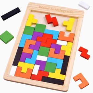 30-Piece Wooden Tangram Puzzle