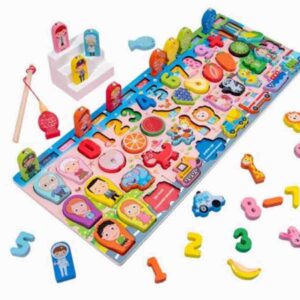 Multifunctional Wooden Educational Puzzle